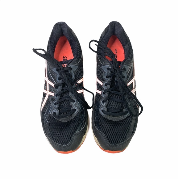 ASICS GEL-Glyde black orange running sneakers 7.5 - Picture 2 of 7
